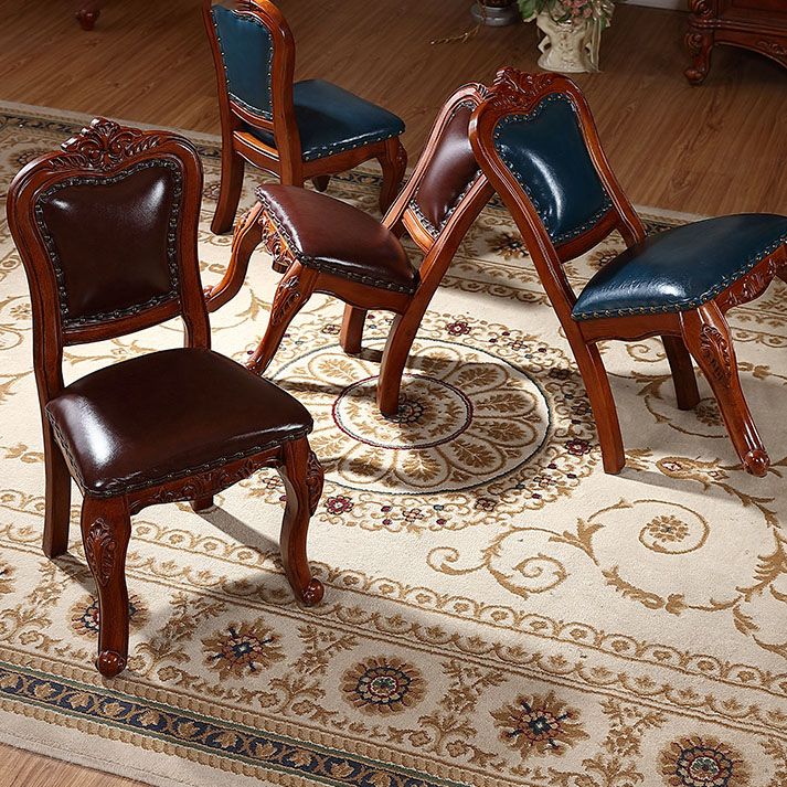 Victoria Style Solid Wood Dining Chair Kitchen Open Back Side Chairs Clearhalo ' kitchen&dining_furn' 'Dining Chairs' 'Dining Tables & Seating' 'dining_chair' 'furn' 'furn_dining_chair' 'Furniture' 'furniture_dining_chair' 'Kitchen & Dining Furniture' 'kitchen' 1200x1200_a1e6a2f1-c0b4-41a5-aedf-d8c52ef77887