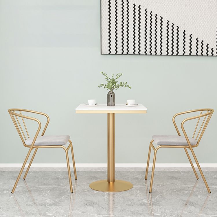 Metal Traditional Luxury Round Table White Stone Top Table with Pedestal Base Clearhalo 'Dining Tables & Seating' 'Dining Tables' 'dining_table' 'furn' 'furn_dining_table' 'Furniture' 'Kitchen & Dining Furniture' 1200x1200_a1e7161d-43bf-4e2f-9f4f-024cdf27945a