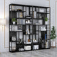 11.81 "W Bibliothèque Style Contemporain Open Back Bookshelf pour Home Office
