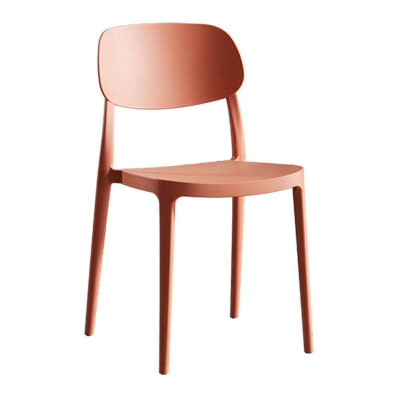 Plastic Scandinavian Armless Chair Indoor-Outdoor Open Back Chair Clearhalo 'Dining Chairs' 'Dining Tables & Seating' 'dining_chair' 'furn' 'furn_dining_chair' 'Furniture' 'furniture_dining_chair' 'Kitchen & Dining Furniture' 1200x1200_a1ee9549-51b2-4eb4-a4e7-7ef945589006