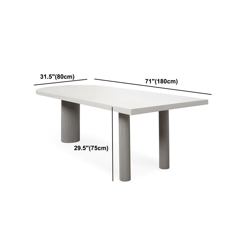 Free Form Solid Wood Dining Table Simplicity 3 Legs Table for Dining Room Clearhalo 'Dining Tables & Seating' 'Dining Tables' 'dining_table' 'furn' 'furn_dining_table' 'Furniture' 'furniture_dining_table' 'Kitchen & Dining Furniture' 'kitchen' 'kitchen_dining_table' 1200x1200_a1ef3869-dae9-49f7-9e41-293f4a3b6e7a