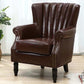 29.5"W Armchair Basic Four Leg Tufted Back Arm Chair for Living Room