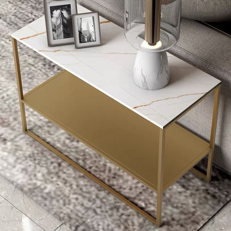 Tavolino da cocktail in stile moderno grigio/bianco/nero tavolino da caffè in metallo in metallo