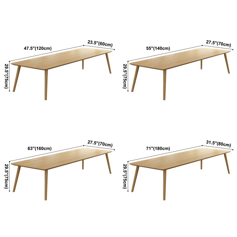 Glam Khaki Solid Wood Dining Table Standard Rectangle Shape Dining Table for Kitchen Clearhalo ' dining_table' 'Dining Tables & Seating' 'Dining Tables' 'furn' 'furn_dining_table' 'Furniture' 'furniture_dining_table' 'Kitchen & Dining Furniture' 'kitchen&dining_furn' 'kitchen' 'kitchen_dining_table' 1200x1200_a1f2f23c-0f4e-4eae-99f8-62650720f75c