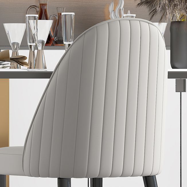 Scandinavian Style Dining Chair Wood Dining Room Armless Cushioned Parsons Chair (Set of 2) Clearhalo ' kitchen&dining_furn' 'Dining Chairs' 'Dining Tables & Seating' 'dining_chair' 'furn' 'furn_dining_chair' 'Furniture' 'furniture_dining_chair' 'Kitchen & Dining Furniture' 'kitchen' 1200x1200_a1f303e1-0706-4fb9-aa39-b8d27168bba9