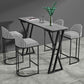 Industrial Stone Pub Table Set 1/2/5 Pieces Rectangle Indoor Bar Pub Table Set Clearhalo 'Bar Furniture' 'furn' 'furn_home_bar_bar_sets' 'Furniture' 'Home Bars & Bar Sets' 'home_bar_bar_sets' 'Kitchen & Dining Furniture' 1200x1200_a1f37828-584c-44ed-a5b2-3b02b65519be