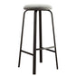 Modern Style Bar-stool Round Seat Barstool with Footrest and Metal Base Clearhalo 'Bar Furniture' 'Bar Stools' 'bar_stools' 'furn' 'furn_bar_stools' 'furniture_bar_stools' 'Kitchen & Dining Furniture' 'kitchen&dining_furn' 'kitchen' 'kitchen_furn' Furniture' 1200x1200_a1f3ad19-cfb3-423e-98da-2f10d69c0c2e