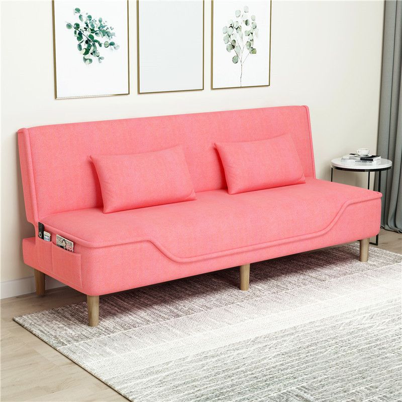 Contemporary Living Room Tight Back Sleeper Armless Linen Seating Clearhalo 'furn' 'furn_sofas' 'Furniture' 'Living Room Furniture' 'Sofa' 'sofas' 1200x1200_a1f4d91b-d225-4912-b5ed-8b3e8a475c36