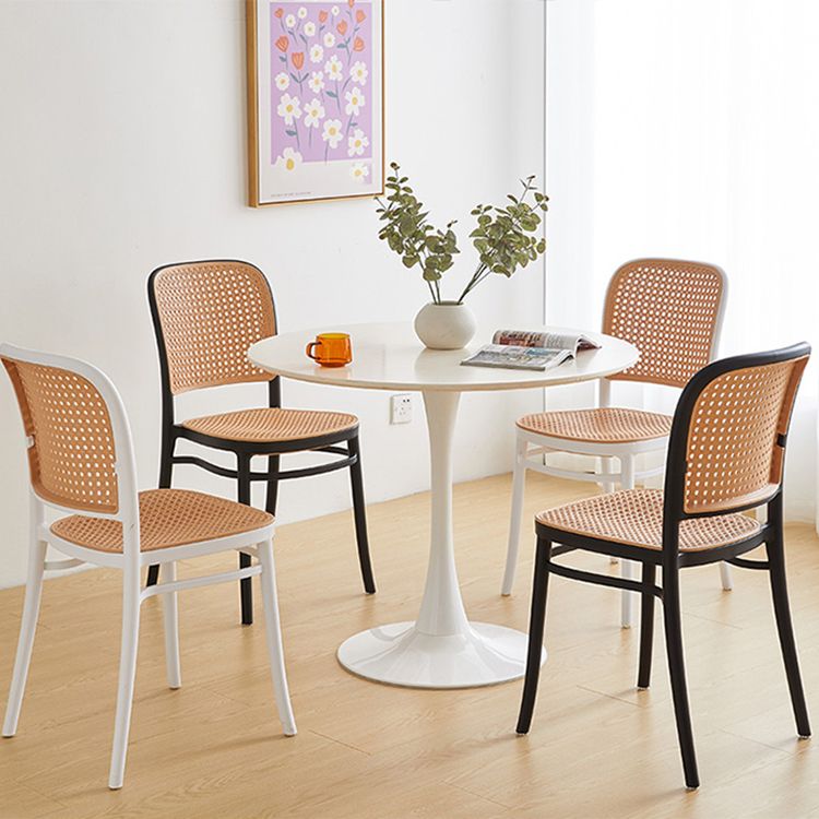Modern Style Square Bar-stool Plastic Counter Bar Stool for Home Clearhalo 'Bar Furniture' 'Bar Stools' 'bar_stools' 'furn' 'furn_bar_stools' 'Furniture' 'furniture_bar_stools' 'Kitchen & Dining Furniture' 1200x1200_a1faa774-2a3c-401a-a9eb-19541be11f66
