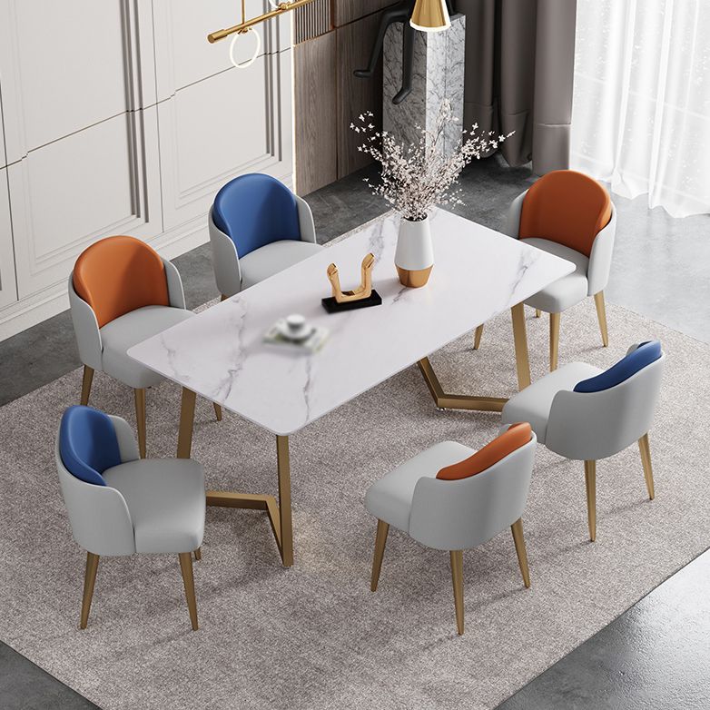 Nordic Style 1/2/5/7 Pieces Dinette Set White Sintered Stone Top Dining Table Set Clearhalo 'Dining Room Sets' 'Dining Tables & Seating' 'dining_room_set' 'furn' 'furn_dining_room_set' 'Furniture' 'furniture_dining_room_set' 'Kitchen & Dining Furniture' 'kitchen&dining_furn' 'kitchen' 1200x1200_a1fd84af-c5ab-4584-9c6a-19177ed846d9