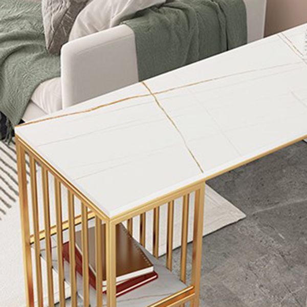 Table de pub rectangle glam pour le salon