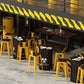 1/2/4 pezzi sgabello da bar industriale e set da tavolo in metallo