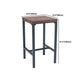 Industrial 1/2/3/5 Pieces Square Bar Table Set Solid Wood Bistro Set Clearhalo 'Bar Furniture' 'furn' 'furn_home_bar_bar_sets' 'Furniture' 'Home Bars & Bar Sets' 'home_bar_bar_sets' 'Kitchen & Dining Furniture' 1200x1200_a2030b23-c25b-4f48-9bf5-4e9df5a61bf4