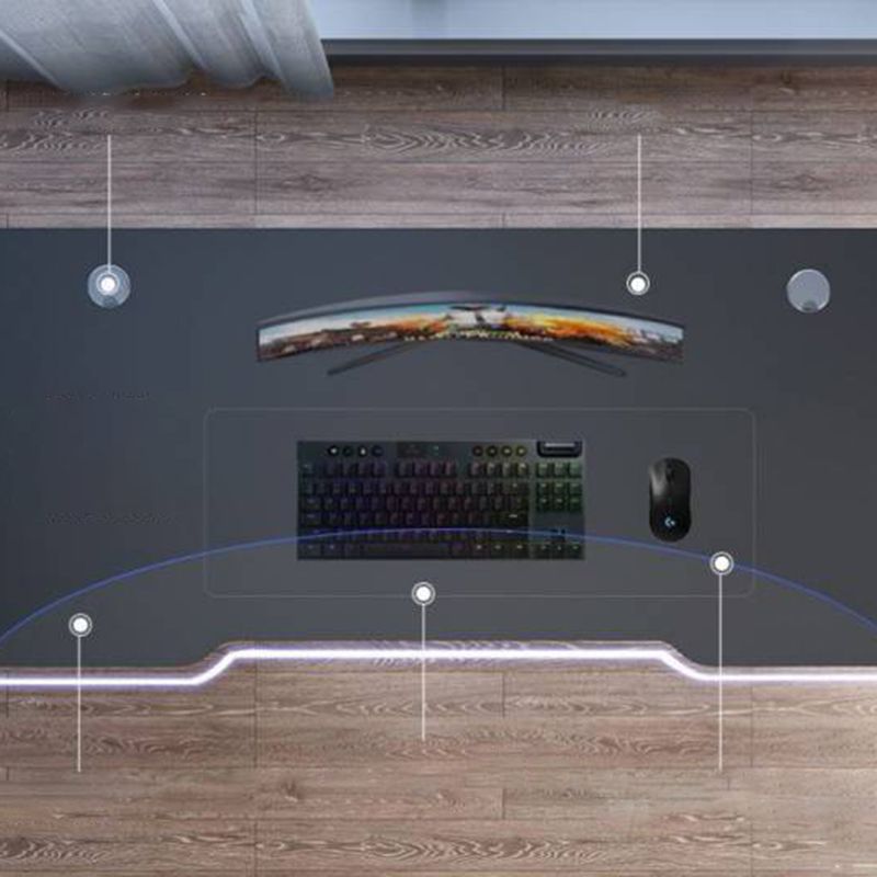 Ergonomic Trestle Gaming Desk Modern Computer Desk for Dormitory Clearhalo 'furn' 'furn_office_desk' 'Furniture' 'Office Desks' 'Office Furniture' 'office_desk' 1200x1200_a203541e-88ae-452b-b46c-e202e9b23f53