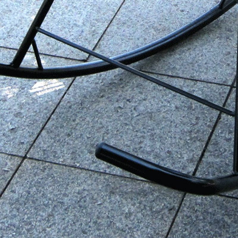 Chaise à bascule moderne Rocker résistant aux intempéries en osier en osier