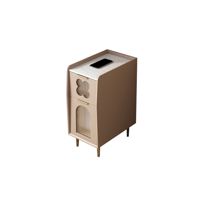 Table de nuit du tiroir en bois massif modernisme lit de chevet de lit