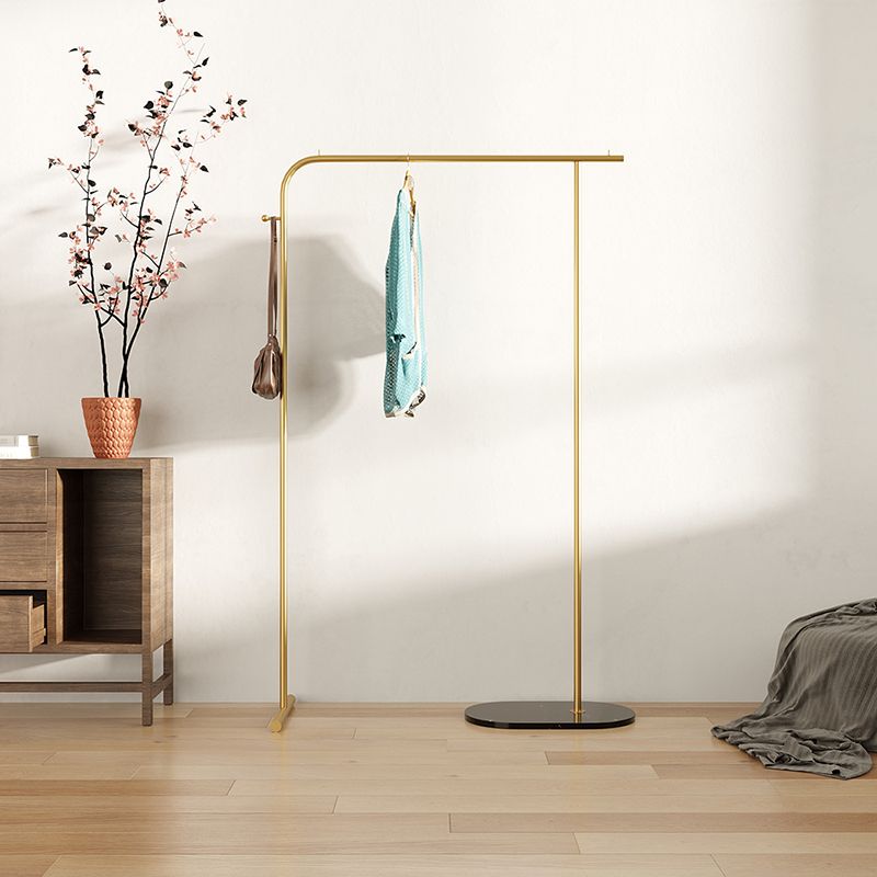 Simplicité Metal Hall Tree Tree Standing Coat Rack avec crochet de manteau