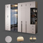 Hinged Wardrobe Closet with Drawer Contemporary Storage Cabinet
