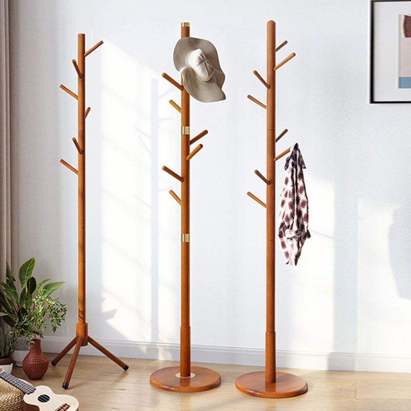 Solid Wood Entry Hall Tree Free Standing Coat Hanger for Hallway Clearhalo 'Entry & Mudroom Furniture' 'furn' 'furn_hall_tree_coat_racks' 'Furniture' 'Hall Trees & Coat Racks' 'hall_tree_coat_racks' 1200x1200_a2076931-0294-440d-8a7c-2def9edfb45f