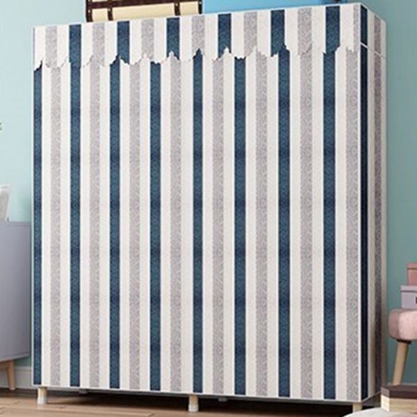 Guardaroba pieghevole contemporaneo armadio in acciaio oro in acciaio