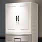 Contemporary Style Wardrobe Plastic Bedroom Wardrobe Closet With Drawer