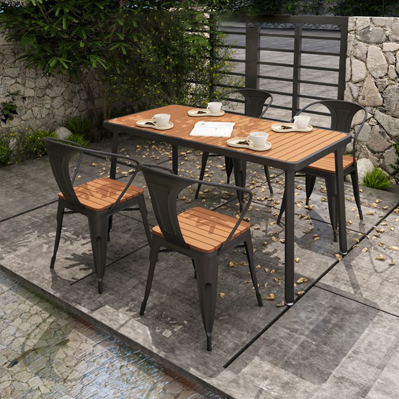 Juego de mesa rectángulo contemporáneo 1/2/5 piezas de comedor para cocina