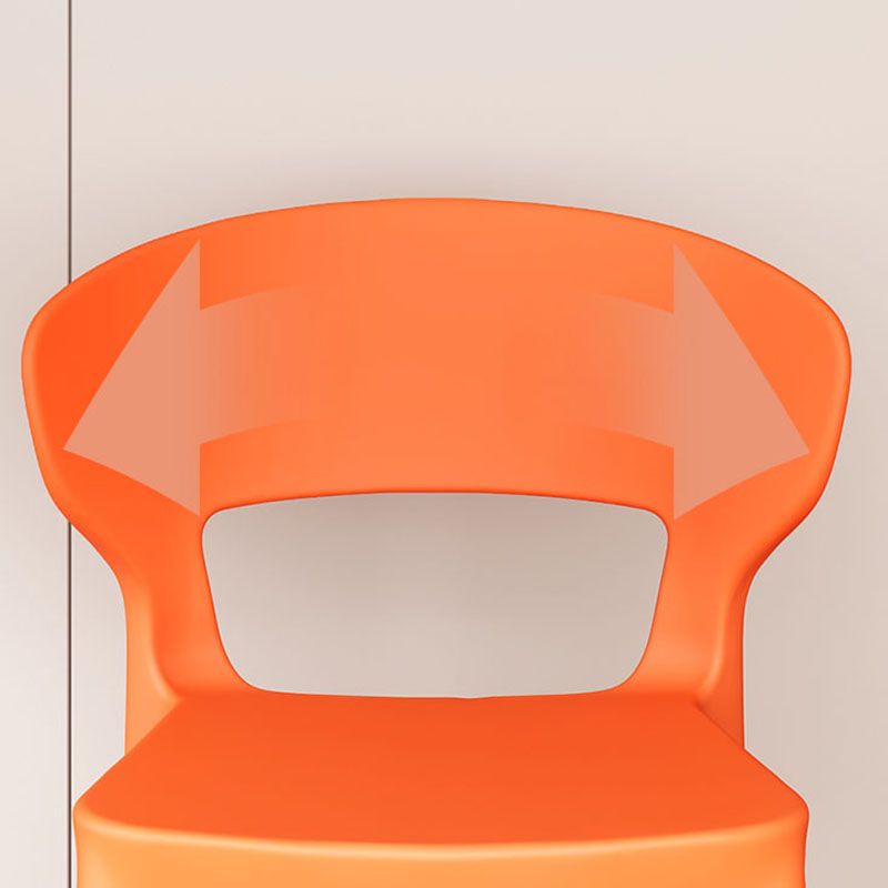 Glam Style Dining Chairs Plastic Dining Armless Side Chair for Kitchen Clearhalo ' kitchen&dining_furn' 'Dining Chairs' 'Dining Tables & Seating' 'dining_chair' 'furn' 'furn_dining_chair' 'Furniture' 'furniture_dining_chair' 'Kitchen & Dining Furniture' 'kitchen' 1200x1200_a20d3aef-7a81-4e92-8e81-cdc6796064e6