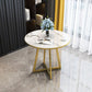 Metal Traditional Luxury Round Indoor Table Manufactured Wood Table with Sled Base Clearhalo ' dining_table' 'Dining Tables & Seating' 'Dining Tables' 'furn' 'furn_dining_table' 'Furniture' 'furniture_dining_table' 'Kitchen & Dining Furniture' 'kitchen&dining_furn' 'kitchen' 'kitchen_dining_table' 1200x1200_a210256c-736d-4687-9b8c-4b5b5ab540eb