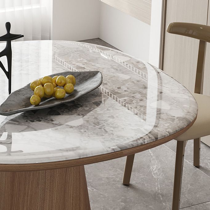 Solid Wood Base Table Square Dining Table for Kitchen Dining Room Clearhalo 'Dining Tables & Seating' 'Dining Tables' 'dining_table' 'furn' 'furn_dining_table' 'Furniture' 'Kitchen & Dining Furniture' 1200x1200_a21054fd-a2cb-4465-bd7a-5a5423885c0c