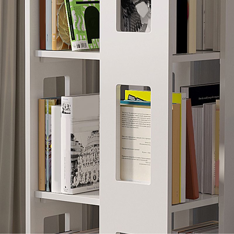 Geometric Shape Bookshelf Scandinavian Wooden Open Back Bookcase Clearhalo 'Bookcases' 'furn' 'furn_bookcases' 'Furniture' 'Office Furniture' 1200x1200_a210ca24-71ee-42e0-8792-cbf45409d0b2