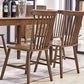 Contemporary Rubberwood Windsor Back Side Chair Natural Wood Dining Chair (Set of 2) Clearhalo ' kitchen&dining_furn' 'Dining Chairs' 'Dining Tables & Seating' 'dining_chair' 'furn' 'furn_dining_chair' 'Furniture' 'furniture_dining_chair' 'Kitchen & Dining Furniture' 'kitchen' 1200x1200_a211ef3d-ec6d-4860-a7e1-d00acc33f132