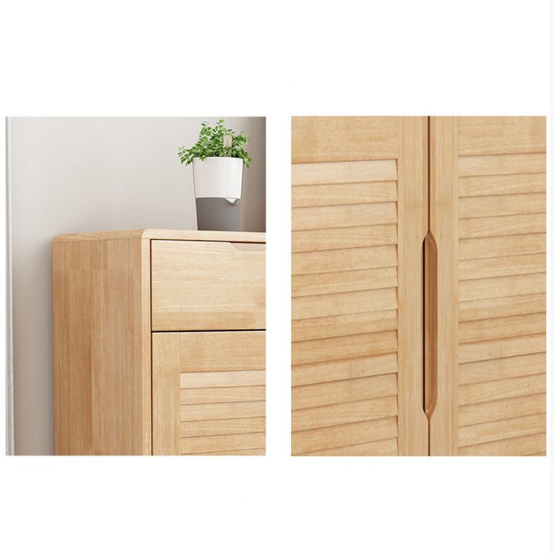 3 - Door Accent Cabinet 39.37" Tall Wood 2 - Drawer Rectangular Accent Chest Clearhalo 'Cabinets & Chests' 'cabinets_chests' 'furn' 'furn_cabinets_chests' 'Furniture' 'Living Room Furniture' 1200x1200_a213de69-ac6a-4806-b01c-35313839aff3