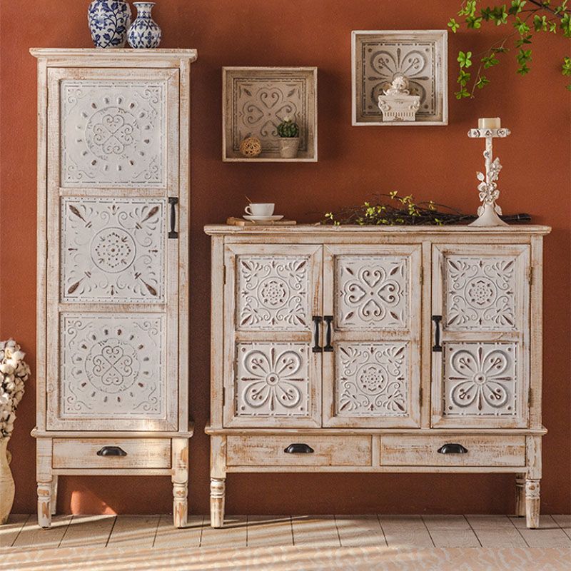 Farmhouse Sideboard Solid Wood Storage Sideboard Buffet with Drawers for Dining Room Clearhalo 'buffet_sideboard' 'Buffets & Sideboards' 'furn' 'furn_buffet_sideboard' 'Furniture' 'Kitchen & Dining Furniture' 1200x1200_a218981e-5eb3-40d5-92af-76d596e8fe15