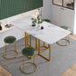 Modern Foldable White Table for Restaurant Rectangle Table with Trestle Base Clearhalo 'Dining Tables & Seating' 'Dining Tables' 'dining_table' 'furn' 'furn_dining_table' 'Furniture' 'Kitchen & Dining Furniture' 1200x1200_a218d14b-e9a9-406d-97d7-ac7cd82cfaad