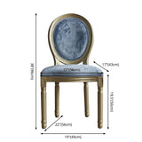 Traditional Velvet Dining Chair 38''H King Louis Back Side Chair with 4 Legs for Restaurant Clearhalo ' kitchen&dining_furn' 'Dining Chairs' 'Dining Tables & Seating' 'dining_chair' 'furn' 'furn_dining_chair' 'Furniture' 'furniture_dining_chair' 'Kitchen & Dining Furniture' 'kitchen' 1200x1200_a21b9dd5-b656-438d-8ac8-23bd331cae7b