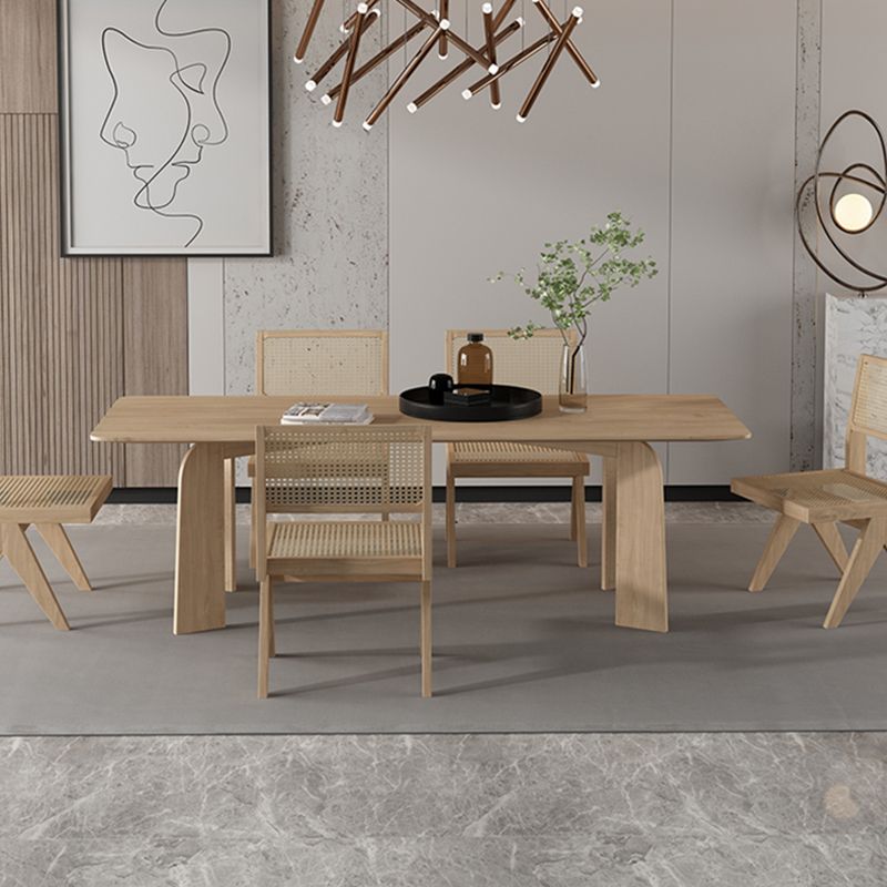 Curved Meeting Table Home Office Solid Wood Modern Writing Desk Clearhalo 'furn' 'furn_office_desk' 'Furniture' 'Office Desks' 'Office Furniture' 'office_desk' 1200x1200_a21c1070-4d8c-43cc-a3db-da80132bb494