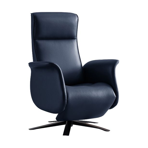 Chaise de bureau à armes rembourrées moderne sans chaise ergonomique en cuir pénible