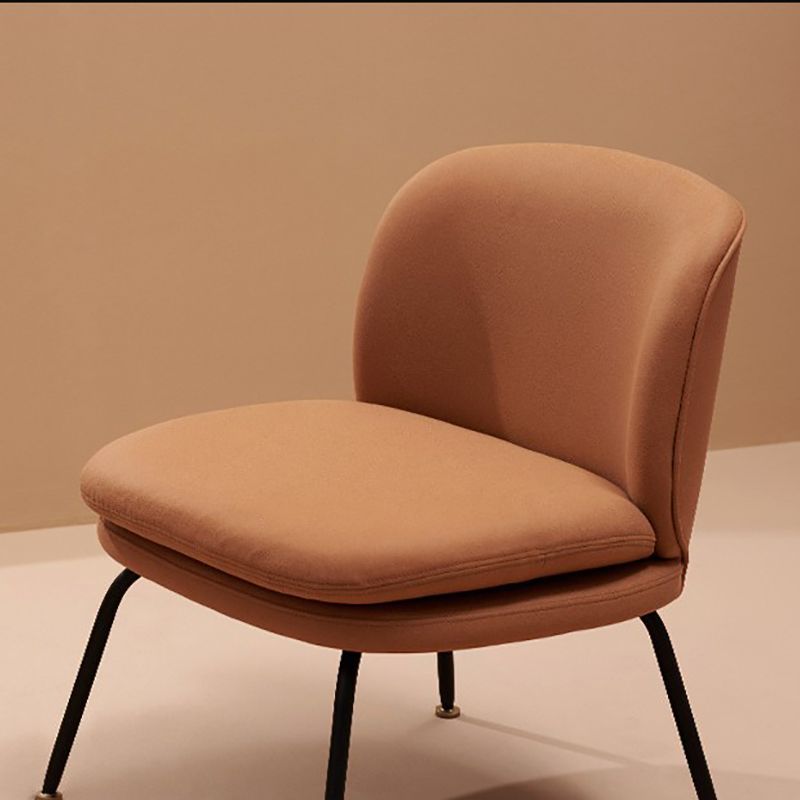 25.59 "Brede armloze stoel Lederen stoel voor woonkamer, vlekbestendig