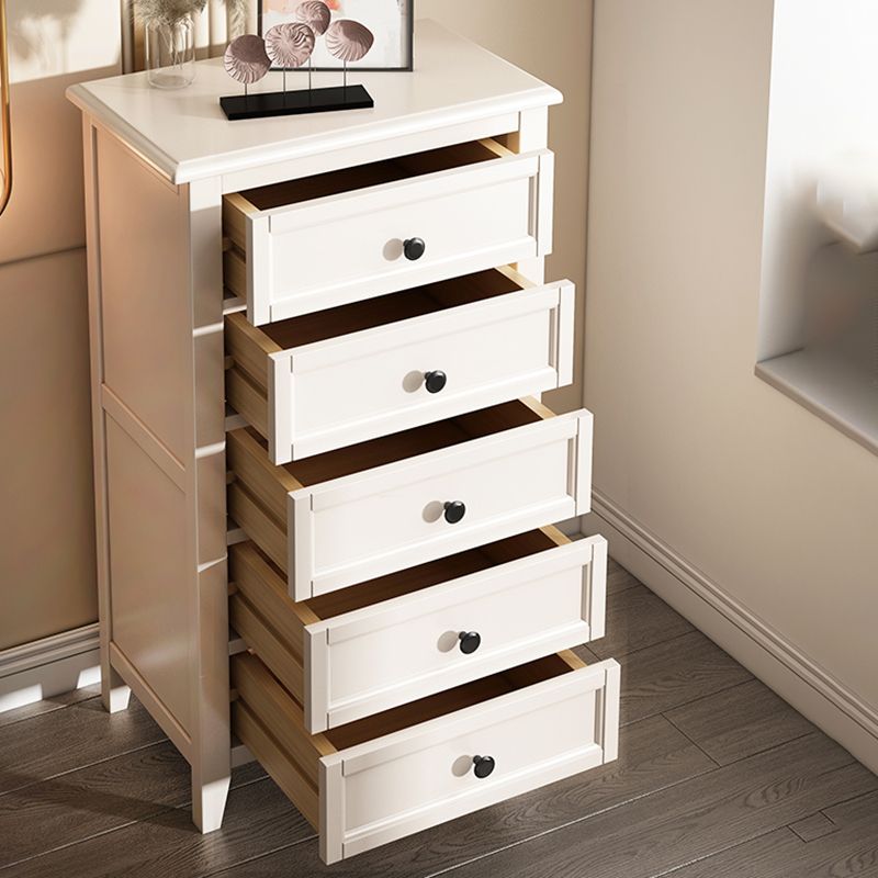 Cómoda vertical de almacenamiento tradicional de roble para lencería para el hogar