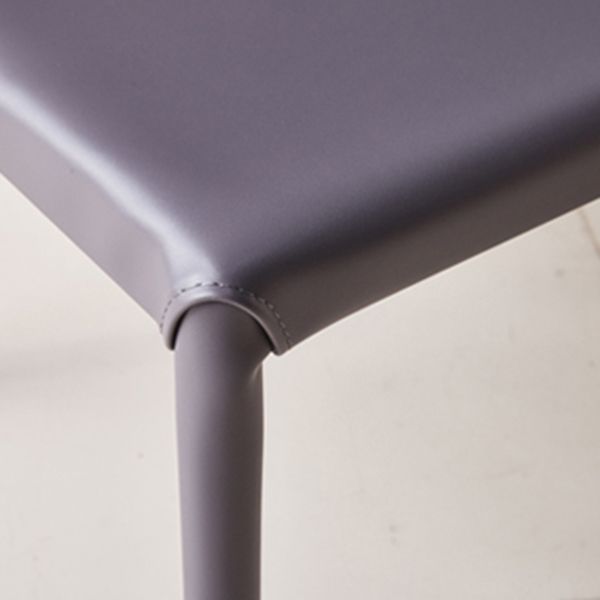 European Design Leather Chairs Solid Back Side Kitchen Dining Chair Set Clearhalo ' kitchen&dining_furn' 'Dining Chairs' 'Dining Tables & Seating' 'dining_chair' 'furn' 'furn_dining_chair' 'Furniture' 'furniture_dining_chair' 'Kitchen & Dining Furniture' 'kitchen' 1200x1200_a2208711-281d-4eac-b75f-12ab167162a7