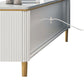 Stone Media Console Enclosed Storage TV Stand Console with Drawers Clearhalo 'furn' 'furn_tv_stands_entertainment_centers' 'Furniture' 'Living Room Furniture' 'TV Stands & Entertainment Centers' 'TV Stands & Media Storage Furniture' 'tv_stands_entertainment_centers' 1200x1200_a223fe15-33c4-40dc-8303-c8bfab8c1a4c