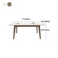 Medieval Modern Sintered Stone Top Dining Table Rectangle Table with Wooden 4 Legs Clearhalo 'Dining Tables & Seating' 'Dining Tables' 'dining_table' 'furn' 'furn_dining_table' 'Furniture' 'furniture_dining_table' 'Kitchen & Dining Furniture' 'kitchen' 'kitchen_dining_table' 1200x1200_a224d363-cf2b-493e-a221-c723b71ae04f