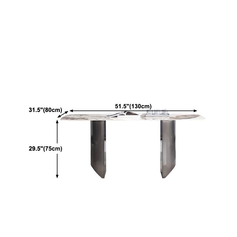 1/4/5/7 Pieces Dining Chairs Set Sintered Stone Rectangle Dining Room Set Clearhalo 'Dining Room Sets' 'Dining Tables & Seating' 'dining_room_set' 'furn' 'furn_dining_room_set' 'Furniture' 'furniture_dining_room_set' 'Kitchen & Dining Furniture' 1200x1200_a2253bf1-04c0-40be-b92a-6221983900ee