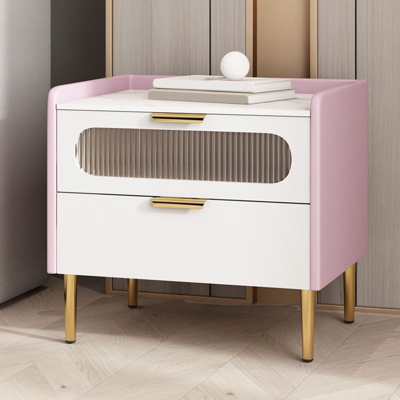 In stile moderno in metallo in ferro verde/grigio/rosa/arancione/comodino