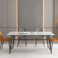 Metal Industrial Rectangle Dining Table White Sintered Stone Table for Kitchen and Dining Room Clearhalo ' dining_table' 'Dining Tables & Seating' 'Dining Tables' 'furn' 'furn_dining_table' 'Furniture' 'furniture_dining_table' 'Kitchen & Dining Furniture' 'kitchen&dining_furn' 'kitchen' 'kitchen_dining_table' 1200x1200_a2287b77-4737-4db5-a9c1-8bfa2c6e3975