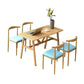 Modern Wooden Dining Room Set with Rectangle Top and Trestle Base Furniture Clearhalo 'Dining Room Sets' 'Dining Tables & Seating' 'dining_room_set' 'furn' 'furn_dining_room_set' 'Furniture' 'furniture_dining_room_set' 'Kitchen & Dining Furniture' 'kitchen&dining_furn' 'kitchen' 1200x1200_a2292499-8bb6-4257-b3f7-450ae8d1953b