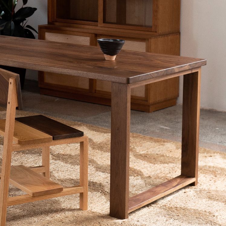 Modern Rectangle Dining Table Solid Wood Table with Sled Base Clearhalo ' dining_table' 'Dining Tables & Seating' 'Dining Tables' 'furn' 'furn_dining_table' 'Furniture' 'furniture_dining_table' 'Kitchen & Dining Furniture' 'kitchen&dining_furn' 'kitchen' 'kitchen_dining_table' 1200x1200_a22edaf4-7602-4b5e-b1bf-62fdc56dbcc9