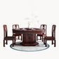 Solid Wood Dining Table Pedestal Round Dinner Table for Dining Room Clearhalo 'Dining Tables & Seating' 'Dining Tables' 'dining_table' 'furn' 'furn_dining_table' 'Furniture' 'Kitchen & Dining Furniture' 1200x1200_a22f2160-30dc-4c9f-8d7c-b7db0bdb6d68