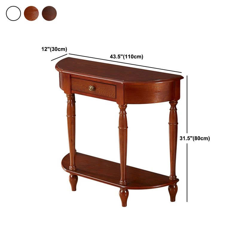 Tabella da 11,8 "W del tavolo da portata in legno Mezzano di console moderna di metà secolo