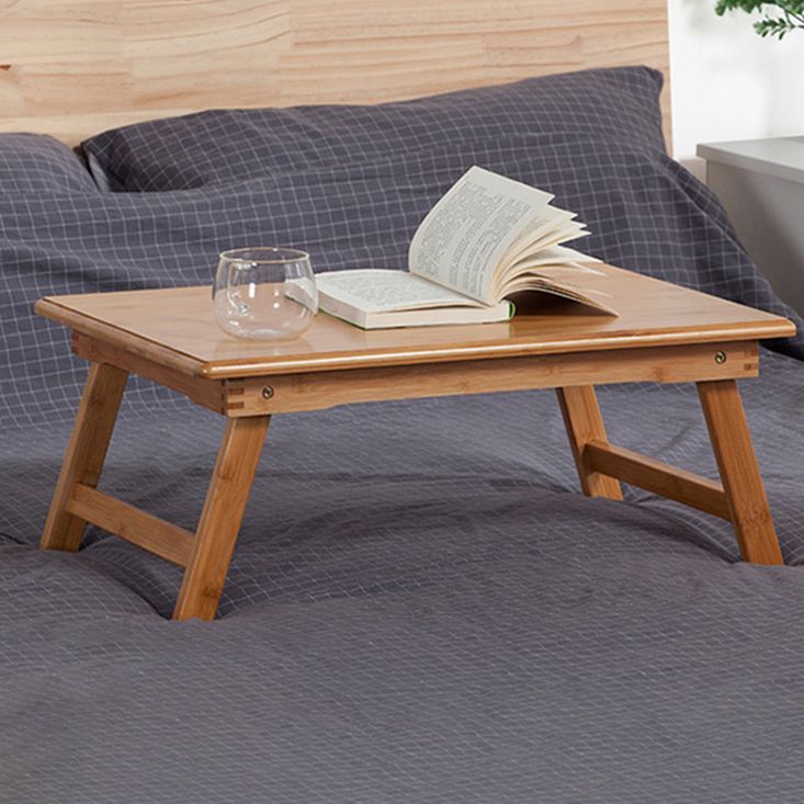 Massief hout modern laptop bureau zweven rechthoekig schrijfbureau